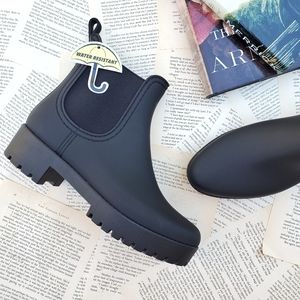 NWT JEFFREY CAMPBELL Cloudy Chelsea Rain Boots